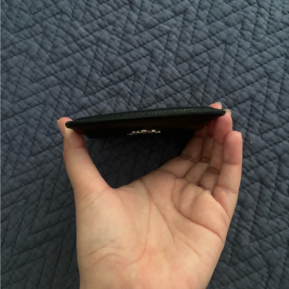 Prada Leather Card Holder Wallet, Black - Picture 10 of 12